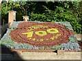 SP9211 : Tring - 700th anniversary of charter - flower bed by Rob Farrow