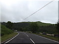 SN7080 : A44 near the Cwmbrwyno Village Name sign by Geographer