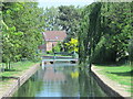 The New River east of Churchfields, EN10