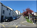 Looking from Allhalland Street into Bridge Street