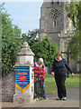 SP9211 : Nearly Eight and the Yarn Bombing at Tring is nearly finished by Chris Reynolds