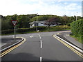 Road at the junction with the A487 Penglais Road