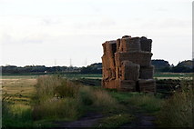 SD3510 : Haybales, Carr Moss Lane, Halsall by Mike Pennington