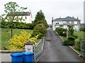 Detached houses on the south-eastern outskirts of Ballynahinch