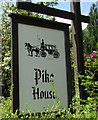 Pike House name sign, Sling