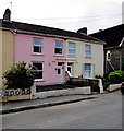 Pink house in Ferryside