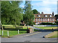 View from the roundabout at Otford