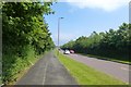 Cycle path along A197