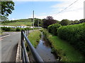 Drainage channel alongside Carmarthen Road, Ferryside