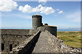 SH5831 : The North Wall of Harlech Castle by Jeff Buck
