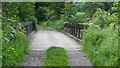 Bailey bridge across the river Devon