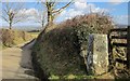 Direction post near Pempwell