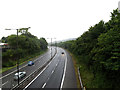 SS7196 : M4 Motorway at Skewen by Geographer