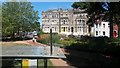 Boscombe: The Crescent from the top deck of a bus