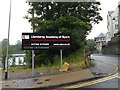 Llandarcy Academy of Sports sign