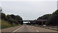 Approaching Donington Lane overbridge