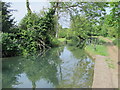 Site of a former footbridge over the New River east of Yewlands, EN11