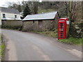 Former telephone box in Whitebrook