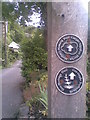 Pont Walby Geo Trail Signpost