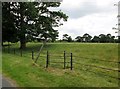 Footpath  gateway  into  The  Park  at  East  Knapton  Hall