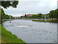 NH6644 : River Ness at Inverness by Malc McDonald