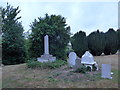 Monuments in the churchyard at St Michael, Sandhurst