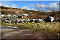 Boulders near the eastern end of Albert Street, Caerau