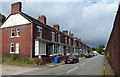 Terraced houses along North Street