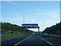 M73 nearing M74 junction near Tannochside