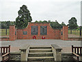 The War Memorial wall at Old Catton