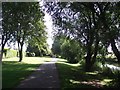 Green Route 1 beside the River Soar