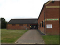 Entrance to Felthorpe Pavilion