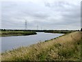 SK8169 : Power lines and the River Trent by Graham Hogg