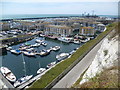 Looking across Brighton Marina