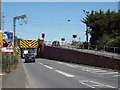 TM0932 : Road bridge and level crossing, Manningtree by Malc McDonald