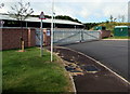 Monmouthshire Livestock Market entrance gates,  Croesbychan