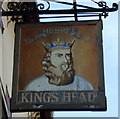 Sign for the Kings Head, Thetford