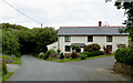 Cottage and lane at South Hole, Devon