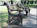 Bench in Clissold Park