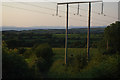 Pylon above Cwm Peris