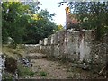 Inside the ruined church at Treyford: view east