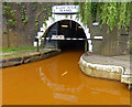 The northern portal of Harecastle Tunnel