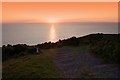 SN5574 : Sunset over Cardigan Bay by Alistair Hare