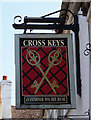 Cross Keys (2) - sign, Ombersley, Worcs