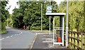 Bus stop and shelter, Rathgael Road, Bangor (July 2015)