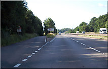 SK6214 : A46 junction to Ratcliffe on The Wreake by J.Hannan-Briggs