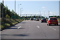 A46 approaching junction with A607