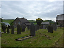 SS5937 : St Peter, Shirwell: churchyard (v) by Basher Eyre
