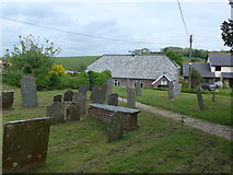SS5937 : St Peter, Shirwell: churchyard (xii) by Basher Eyre