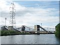 SE4725 : Pipe bridge, Ferrybridge B power station by Christine Johnstone